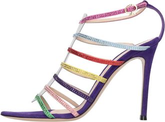 Gianvito Rossi Mirage Sandalen - Dames - Sandalen met hakken - Veelkleurig - 37 EU - Leer - Schoenen