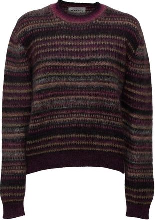 Isabel Marant Trui met ronde hals - Dames - Ronde hals truien - Veelkleurig - 2XS - Truien & Vesten