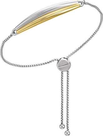 Vince Camuto Two-Tone Curved Bar Slider Bracelet at Nordstrom Rack
