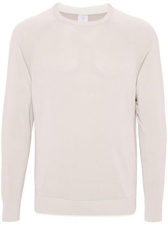 Eleventy layered ribbed jumper - men - Cotton - S - Pink