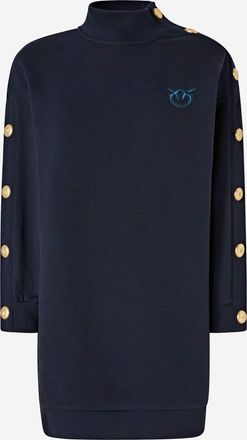 Pinko Maxi Cotton Sweater With Buttons