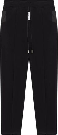 GCDS Drawstring Panel Trainingsbroeken - Heren - Sweatpants - Zwart - XL - Nylon - Broeken