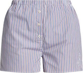 Sporty & Rich Shorts in cotone - Blu