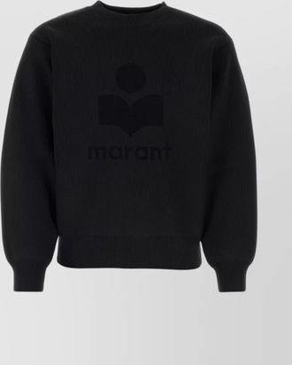 Isabel Marant black polyester blend ayler sweater