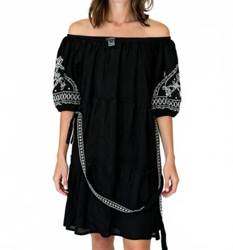Karen Kane Women Countryside Dress In Black