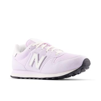 New Balance Sneaker NEW BALANCE 500, Damen, Gr. 40, lila (lila, sea salt), Leder, Textil, mehrfarbig, Schuhe Sneaker