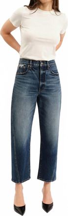Daze Westward High Rise Barrel Leg Jeans In Authentic