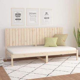 vidaXL Sof&aacute; Cama Sin Colch&oacute;n Madera Maciza De Pino 90x200 Cm Vidaxl