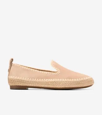 Cole Haan Womens Cloudfeel Asbury Slip-On Loafers - Beige Size 5.5