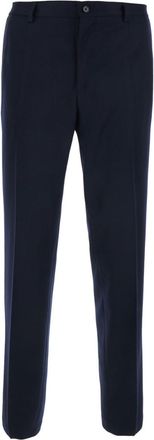 Dolce & Gabbana Navy Blue Slim Trousers