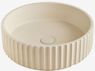 Sklum Lavabo Redondo &Oslash;40 Cm En Cemento Teide Sklum