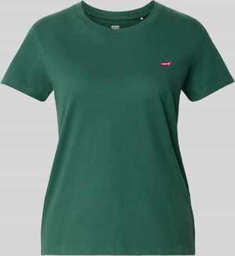 Levi's T-Shirt mit Label-Patch in Schilf, Größe XS