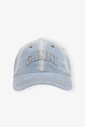 Ganni Blue Cap in Light Denim
