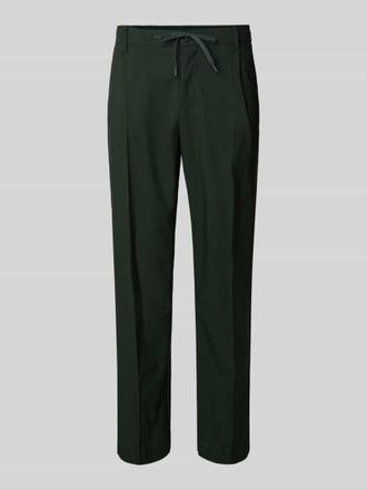 Selected Tapered Stoffhose mit Viskose Modell LEROY in Dunkelgruen, Gr&ouml;&szlig;e XL