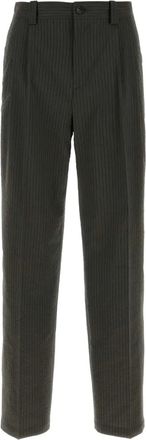 Maison Kitsuné Pantaloni plissé - Verde