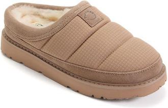 Dearfoams Fireside Greta Sport Nylon Puff Water Repellent Clog in Driftwood at Nordstrom, Size 11