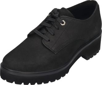 Timberland Womens Carnaby Cool Oxford Sneaker, Black Nubuck, 4 UK
