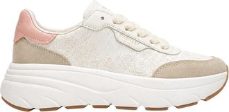 Twinset Platte sneakers - Dames - Sneakers - Wit - 41 EU - Katoen - Schoenen