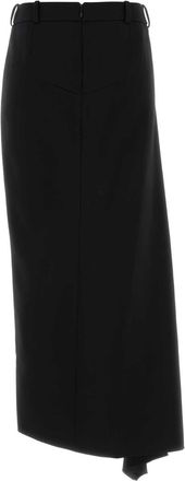 Givenchy Wrap Panel Skirt - Black