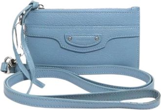 Balenciaga Pre-owned Cross Body Bags, female, Blue, Size: ONE SIZE Pre-owned Cross Body Bag