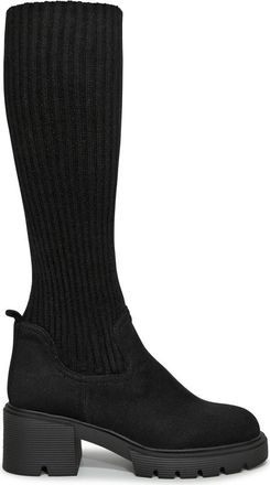 Belle & Bloom Tokyo Lights Rib Sock Boot in Black at Nordstrom, Size 10