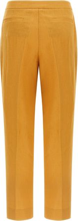 Herno Womens Orange Linen Casual Pants