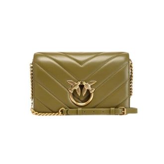 Pinko Pinko, Dames, Tassen, Groen, Maat: ONE Size Leer