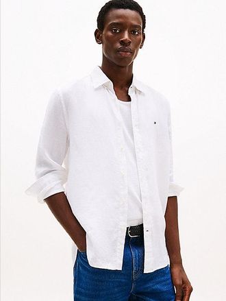 Tommy Hilfiger Regular Fit Pure Linen Shirt