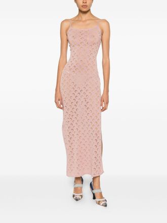 Marine Serre Moon Dress - Pink