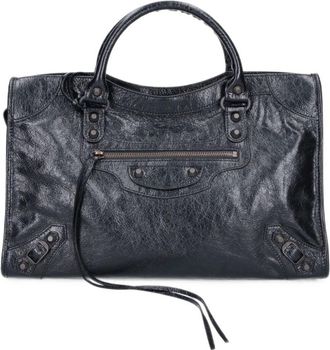 Balenciaga Le City middelgrote leren handtas