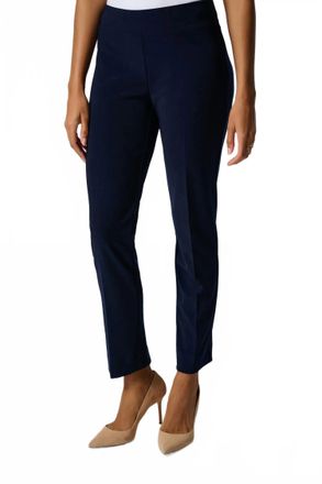 Joseph Ribkoff Womens Straight-Fit Pants In Midnight Blue
