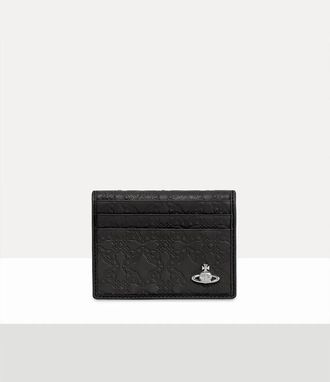 Vivienne Westwood Man Card Holder Nappa Leather Black One Size Men
