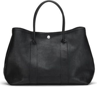 Ezra Arthur Audrey Soft Steer Leather Tote Bag in Black at Nordstrom