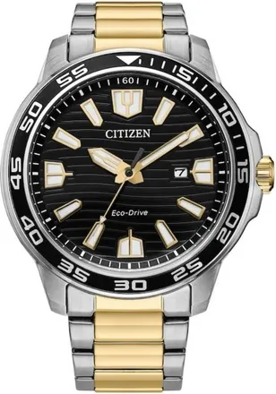 Citizen Eco-Drive Black Dial Mens Watch AW1706-52E