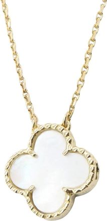 Van Cleef & Arpels Collana Alhambra in oro giallo 18 carati con madreperla 2010-2025 - Bianco