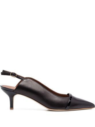 Malone Souliers Pumps Marion con cinturino posteriore - Nero