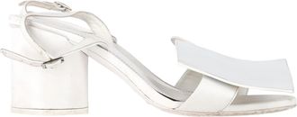 Jacquemus Jacquemus Rond Carre Sandalen in Wit Leer