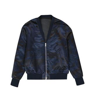 Neil Barrett Blue Polyester Mens Bomber