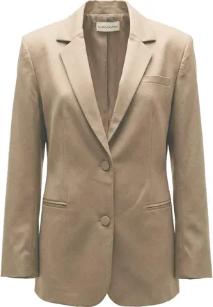 ALYSON EASTMAN St. Honore Blazer in Sand at Nordstrom, Size X-Small