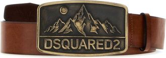 Dsquared2 Brown Logo Buckle Belt