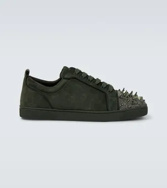 Christian Louboutin Sneakers Louis Junior Spikes in velluto