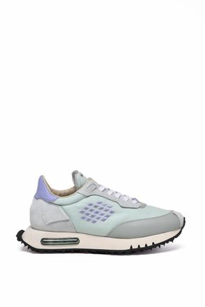 Bepositive Leather/Polyester Sneakers - Aqua