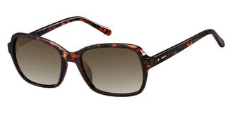 Fossil FOS 3095/S 086/HA Womens Sunglasses Tortoiseshell Size 54