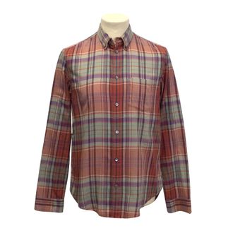 Marc Jacobs salmon plaid shirt Size S