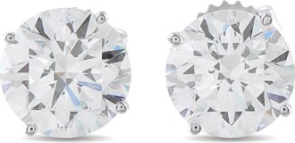 Luxury Bazaar 14K White Gold 5.0ct Lab-Grown Diamond Stud Earrings LG12-120825