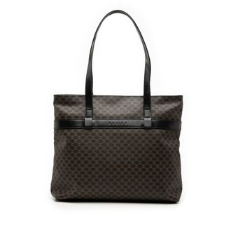 Celine Tweedekans Macadam Gecoate Canvas Tote