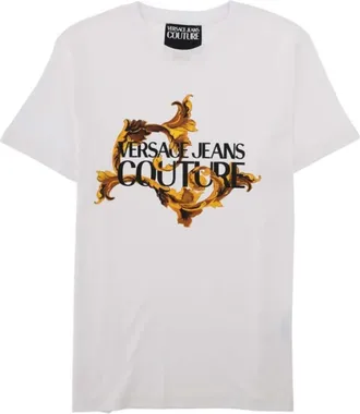 Versace Jeans Couture White Crew Neck T-Shirt