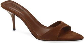 Schutz Elodie Sandal in Dark Caramel at Nordstrom, Size 9.5