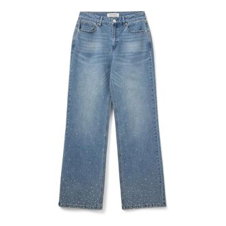 Sofie Schnoor Straight Fit Jeans, female, Blue, XS, Denim Blue Jeans - ParisSW 5002