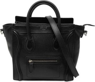 Celine Pre-owned Luggage Tote - Dames - Vintage Handtas - Zwart - ONE Size - Leer - Vintage